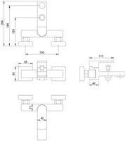Смеситель Omnires Baretti BA7830 CR - фото2