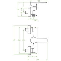 Смеситель Laveo Raila BLL 040D - фото2