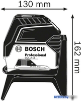 Лазерный нивелир Bosch GCL 2-50 Professional 0601066F01 (RM1 + BM3 + LR6) - фото2