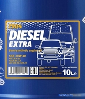 Моторное масло Mannol DIESEL EXTRA 10W-40 10л - фото2