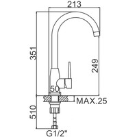Смеситель Ledeme L4998-2 - фото2