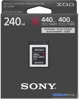 Карта памяти Sony XQD QD-G240F 240GB - фото2