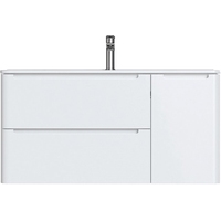 IDDIS Тумба с умывальником Edifice 100 EDI10W1i95K (белый) - фото2