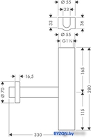 Сифон Hansgrohe Flowstar 52100000 - фото2