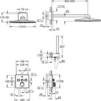 Душевая система Grohe SmartControl 34712000 - фото2