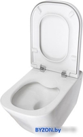 Унитаз Roca The Gap Clean Rim A34647L000 + 801472001 с пневмокрышкой - фото2