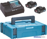 Аккумулятор с зарядным устройством Makita BL1021B + DC10SB (12В/2 Ah + 12В) - фото