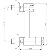 Смеситель Gross Aqua Bidet GA012201C - фото2