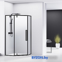 Душевой уголок RGW SV-81-B 80x80 (черный/прозрачное) - фото