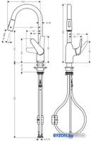 Смеситель Hansgrohe M42 M429-H220 71800000 - фото2