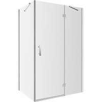 Душевой уголок Omnires Manhattan ADC80X-A+ADR70X - фото