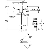 Смеситель Grohe Plus 33163003 - фото2