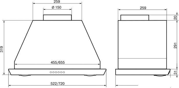 Кухонная вытяжка Elikor Врезной блок S4 72Н-700-Э4Д (нержавеющая сталь) Кухонная вытяжка Elikor Врезной блок S4 72Н-700-Э4Д (нержавеющая сталь)