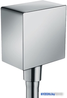 Шланговое подключение Hansgrohe FixFit Square 26455000 (хром) - фото