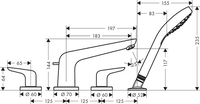 Смеситель Hansgrohe Novus 71333000 - фото2