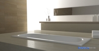 Ванна Smavit Cassia Titanium 140x70 (без ножек) - фото2