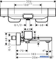 Смеситель Hansgrohe Ecostat E 15774000 - фото2