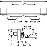 Смеситель Hansgrohe Ecostat E 15773000 - фото2