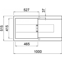 Кухонная мойка Elleci Smart 480 White K96 - фото2