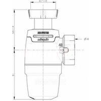 Сифон Wirquin Neo Air System 30987073 - фото2