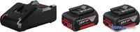 Аккумулятор с зарядным устройством Bosch GBA 18V+GAL 18V-40 Professional 1600A019S0 (18В/4 Ah + 14.4-18В) - фото