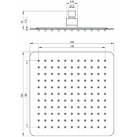 Верхний душ Deante Floks NAC 002K - фото2