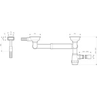 Сифон Omoikiri WK-1.5 IN - фото2