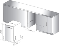 Посудомоечная машина Whirlpool WSBO 3O23 PF X - фото2