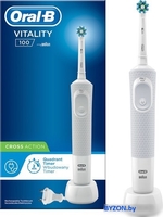 Электрическая зубная щетка Braun Oral-B Vitality 100 Cross Action D100.413.1 (белый) - фото