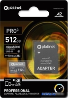 Карта памяти Platinet Pro 3 microSDXC PMMSDX512UIII 512GB + адаптер - фото2