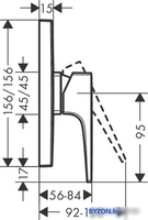 Смеситель Hansgrohe Metropol 32565670 (черный матовый) - фото2
