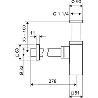 Сифон Schell Quad 015050699 - фото2