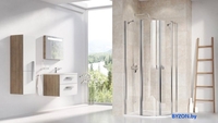 Душевой уголок Ravak Chrome CSKK4 90x90 (прозрачный/серебристый) - фото2