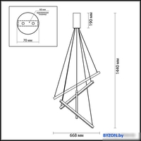 Подвесная люстра Odeon Light Cometa 3860/48B - фото2