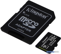 Карта памяти Kingston Canvas Select Plus microSDXC 512GB (с адаптером) - фото2