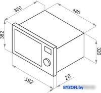 Микроволновая печь MAUNFELD XBMO202S - фото2