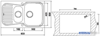 Кухонная мойка Oulin OL-359S - фото2
