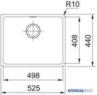 Кухонная мойка Franke Sirius SID 110-50 144.0603.820 (серый) - фото2