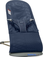 Шезлонг BabyBjorn Bliss Mesh (сетка, navy blue) - фото