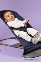 Шезлонг BabyBjorn Bliss Mesh (сетка, navy blue) - фото2
