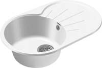 Кухонная мойка GranFest GF-R750L (иней) - фото