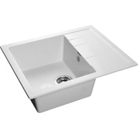 Кухонная мойка GranFest GF-Q650L (иней) - фото