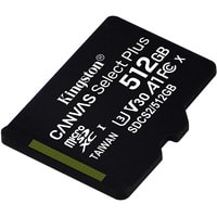 Карта памяти Kingston Canvas Select Plus microSDXC 512GB - фото2