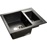 Кухонная мойка GranFest GF-Q610K (черный) - фото