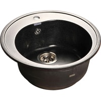Кухонная мойка GranFest GF-R510 (черный) - фото