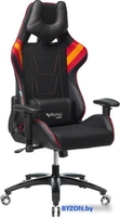 Кресло Бюрократ Viking 4 Aero Red Edition (черный) - фото