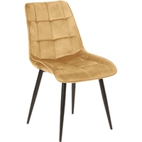 Стул Signal Chic Velvet Bluvel 68 (карри/черный) - фото