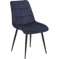 Стул Signal Chic Velvet Bluvel 86 (темно-синий/черный) - фото