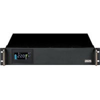 Источник бесперебойного питания Powercom King Pro RM KIN-1200AP LCD RM - фото