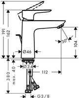 Смеситель Hansgrohe Talis E 71710670 - фото2